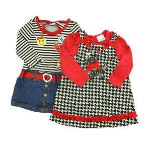 Nanette Baby Girls Red | White | Black Dress size: 18 Month